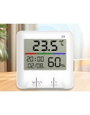 Термометър часовник LCD метеорологична станция с хигрометър